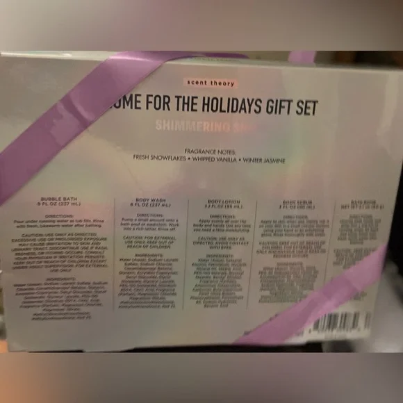 Shimmering Snow Bath Gift Set
